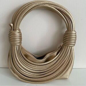 Like New: Hobo Style Gold Toned Handbag